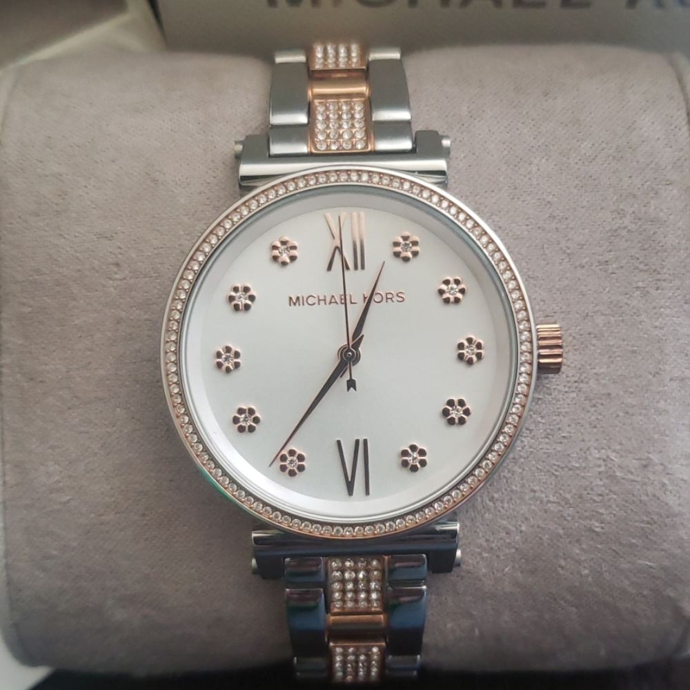 Michael Kors MK3880 Sofie Two-Tone Stainless Steel